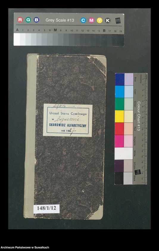 image.from.unit.number "Zgon Urząd Stanu Cywilnego w Augustowie Skorowidz Alfabetyczny rok 1927"
