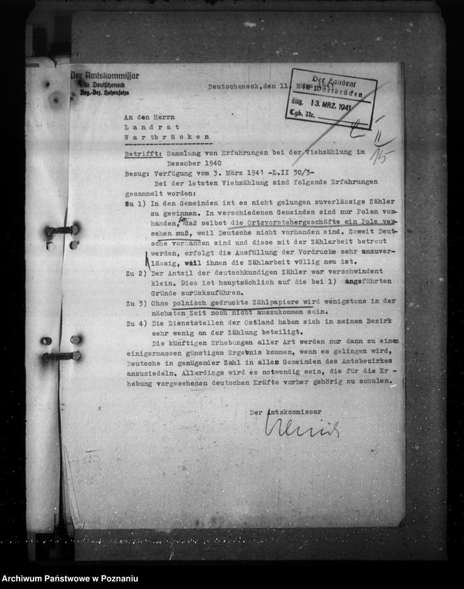 Obraz 19 z jednostki "Erfahrungen bei der Viehzählung"