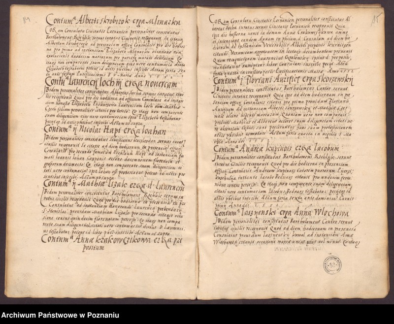 Obraz 11 z jednostki "Liber contumaciarum"