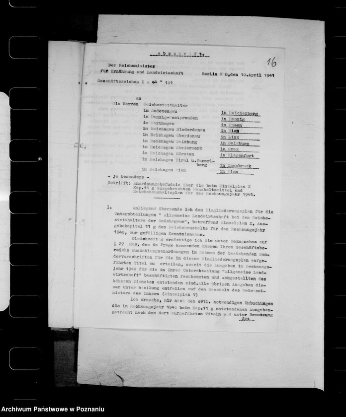 Obraz 20 z jednostki "Zapotrzebowanie pieniędzy- Allgemeine landwirtschaft"