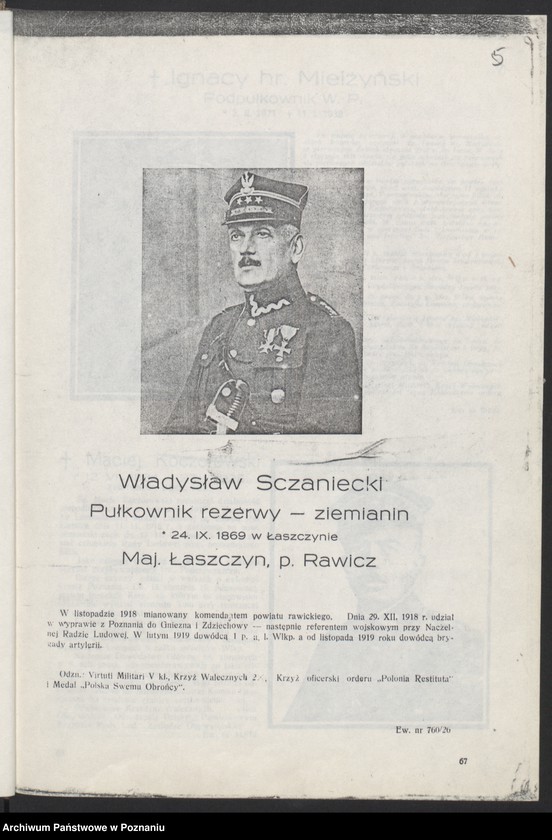 image.from.unit.number "Album pamiątkowy Powstańców Wielkopolskich [ze wstępem pt. "Organizacja i wybuch powstania w Nowotomyskim"]"