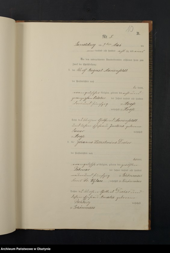 image.from.unit.number "Heiraths-Neben-Register Nr 1 - 11"