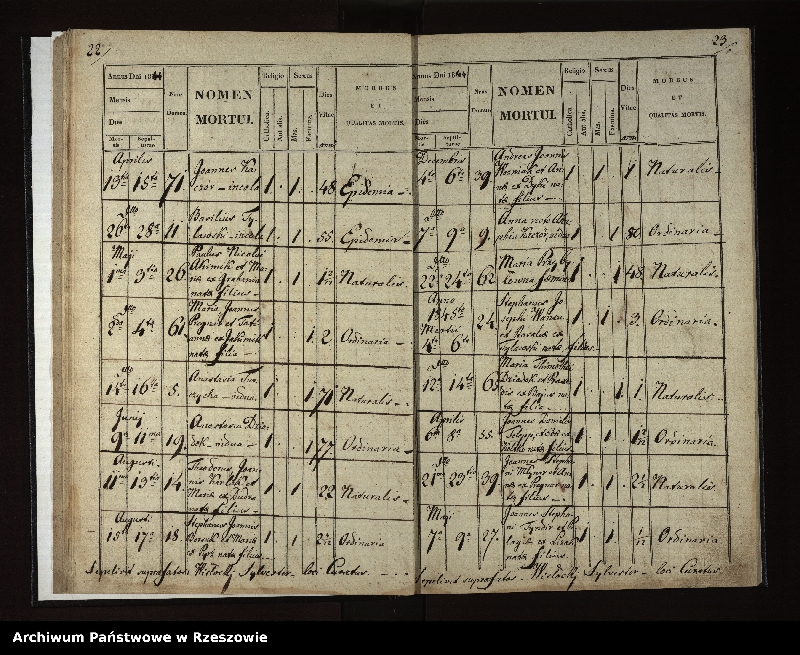 image.from.unit.number "Księga zgonów dla miejscowości Rozdziele"