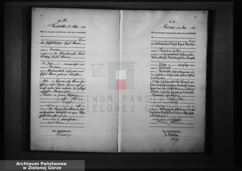 Obraz 12 z jednostki "Sterbe-Haupt-Register 1914 vol. I"