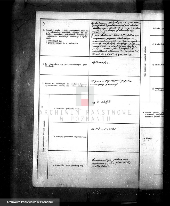 Obraz 9 z jednostki "Zatwierdzenie zakładu przemysłowego /farbiarni/ Stanisława Kluza w Lubaszu pow. Czarnków"