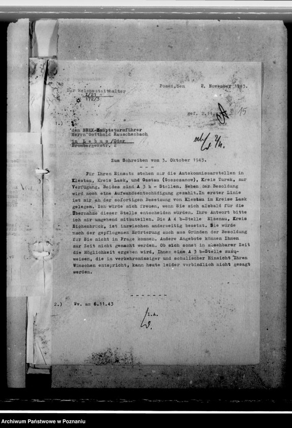 Obraz 19 z jednostki "Rauschenbach, Gotthold - komisarz obwodowy"