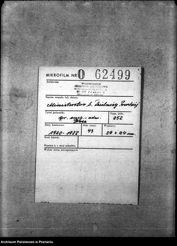 Obraz 2 z jednostki "Sprawy szczegółowo-administracyjne Prasa"