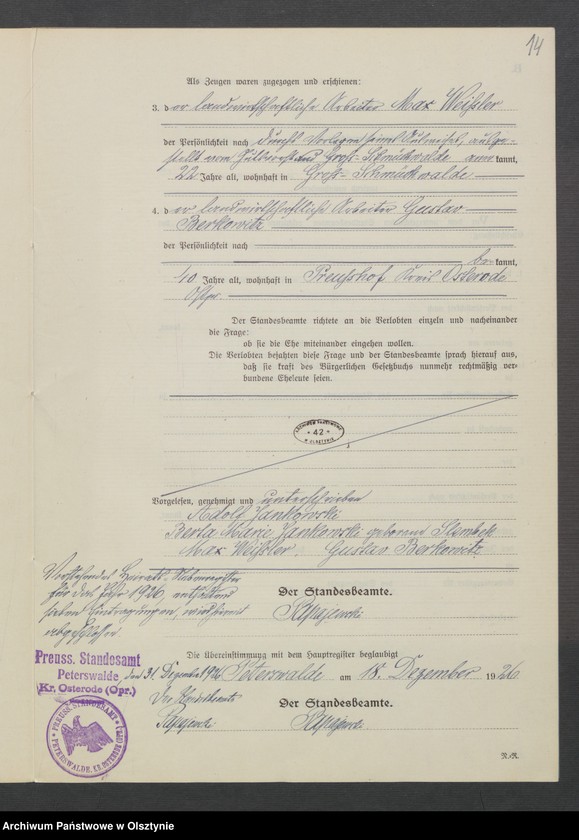 Obraz 16 z jednostki "Heirats-Neben-Register Nr 1 - 7"