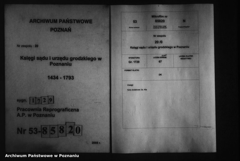 Obraz 1 z jednostki "Decreta officii [protocollon]"