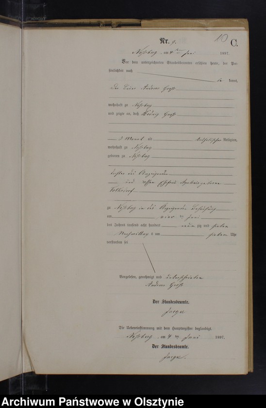 image.from.unit.number "Sterbe-Neben-Register Nr 1 - 22"