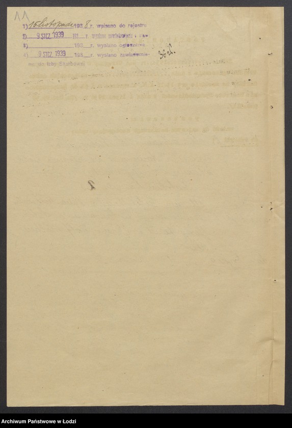 Obraz 13 z jednostki "Mariem Gitel Zand, Hena Wolhendler- sprzedaż towarów włókienniczych własnej i obcej produkcji"