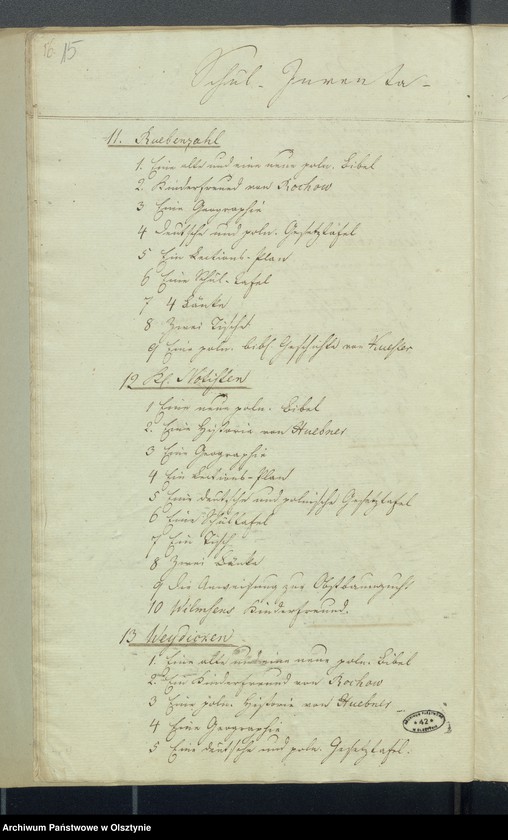 image.from.unit.number "Land Schulen-Kassen Rechnung des Rheinschen Kirchspiels"
