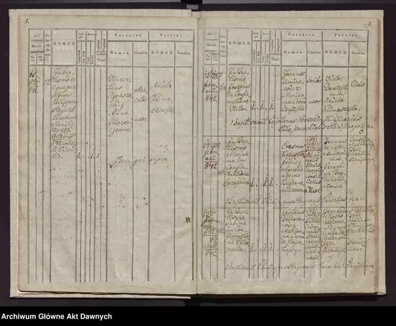 image.from.unit.number "Parafia Stanisławów, ormiańska archidiecezja lwowska; Galicja, zabór austriacki. Księga metrykalna urodzeń."