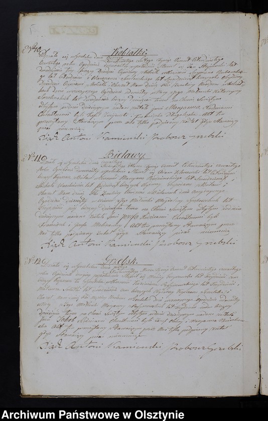 image.from.unit.number "Duplikat Aktów Urodzenia, Zaślubień, Zeńścia na Rok 1844 z Parafii Grzebskiej"