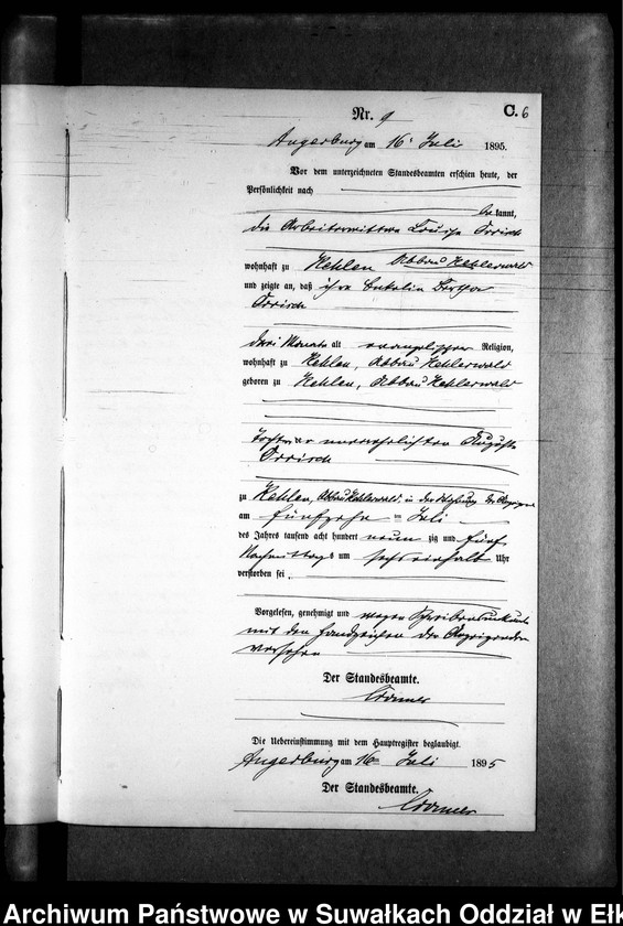 image.from.unit.number "Sterbe-Neben-Register des Preussischen Standes-Amtes Kehlen Kreis Angerburg"