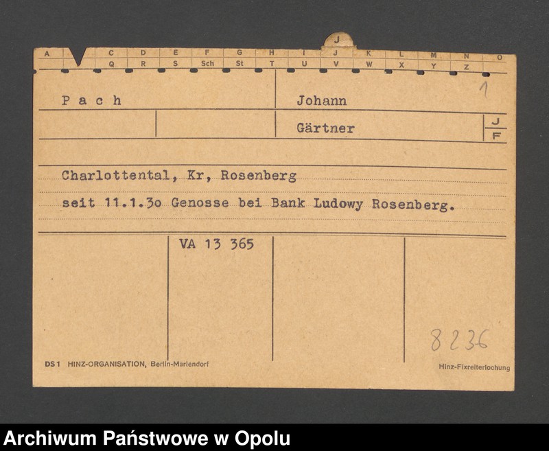 Obraz 3 z jednostki "[Pach Johann, zam. Charlottental]"