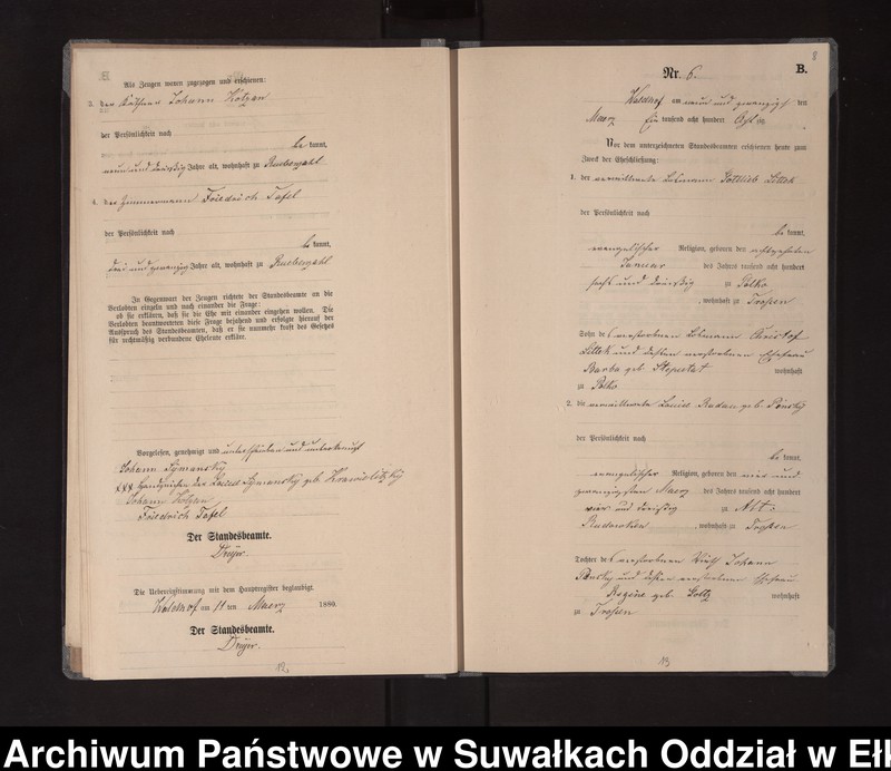 image.from.unit.number "Heiraths-Neben-Register des Königlich Preussischen Standes-Amtes Orlen Kreis Loetzen"