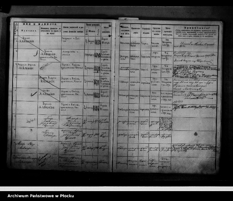 Obraz 10 z jednostki "[Księga zamknięta ludności stałej miasta Płocka - ul. Stary Rynek nr 29]"