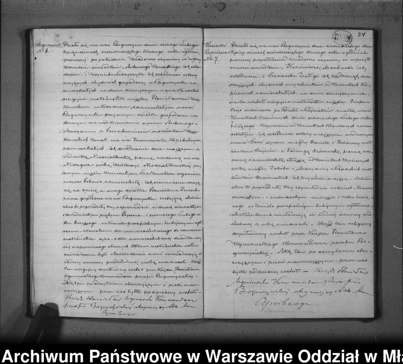 Obraz 19 z jednostki "Księga urodzeń, małżeństw i zgonów"