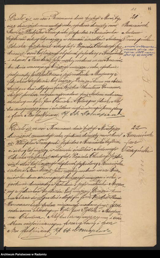 image.from.unit.number "[Duplikat akt urodzonych, zaślubionych i zmarłych parafii Rzeczniów za 1918 r.]"