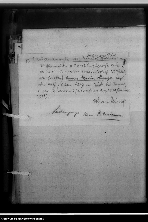 Obraz 5 z jednostki "[Korespondencja w sprawach poszukiwań genealogicznych]"