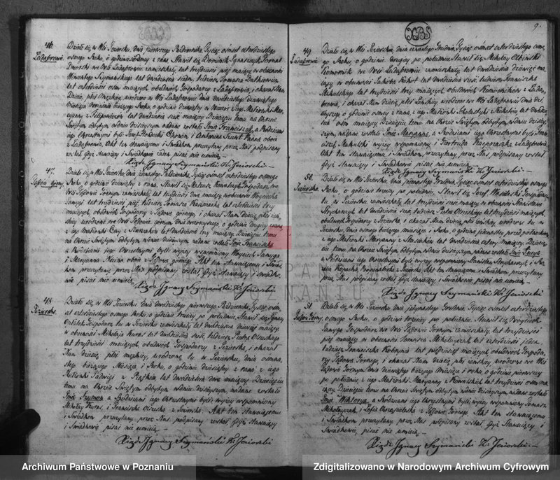 Obraz 11 z jednostki "Akta urodzeń, małżeństw i zgonu"