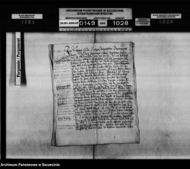 image.from.unit.number "Arnd von d. osten zu Kapelle / Jakob Brauer, Pastor in Trient: Nachlass- Streitigkeiten."