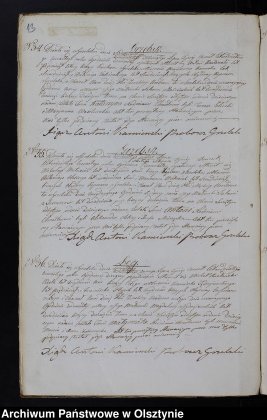 image.from.unit.number "Duplikat Aktów Urodzenia, Zaślubień, Zeńścia na Rok 1844 z Parafii Grzebskiej"