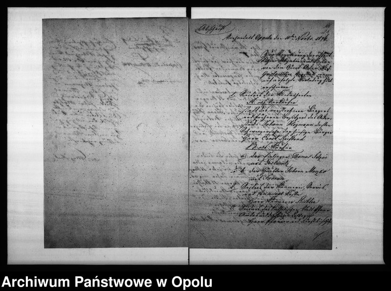 Obraz 17 z jednostki "Acta des Magistrats zu Oppeln betreffend: die Dismembration von Grundstücken de Anno 1846"
