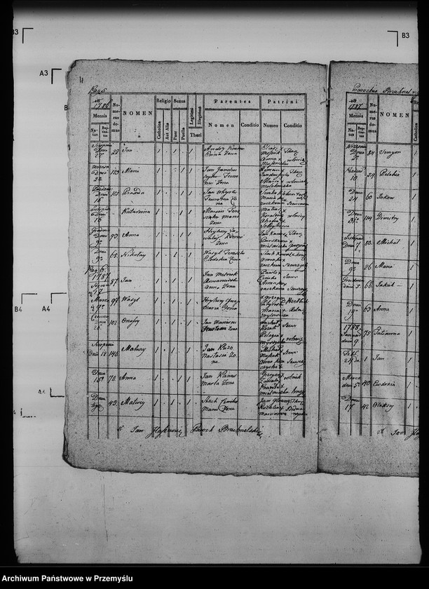 Obraz 8 z jednostki "[Kopie ksiąg metrykalnych parafii Bruchnal z filiami Berdychów, Podłuby (dekanat Jaworów)]"