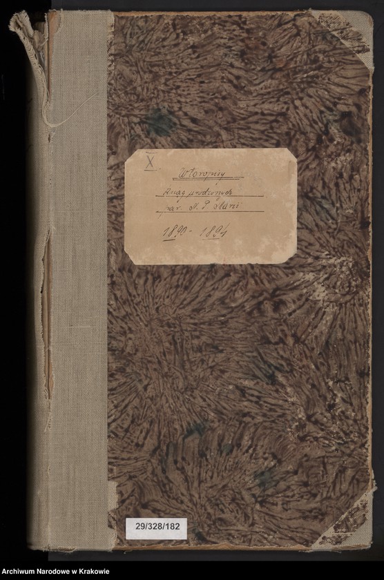 Obraz 3 z jednostki "Wtoropisy Ksiąg urodzonych par. N. P. Marii z lat 1890-1894"