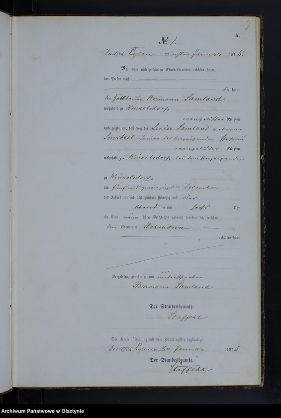 Obraz z jednostki "Geburts-Neben-Register Nr 1 - 56"
