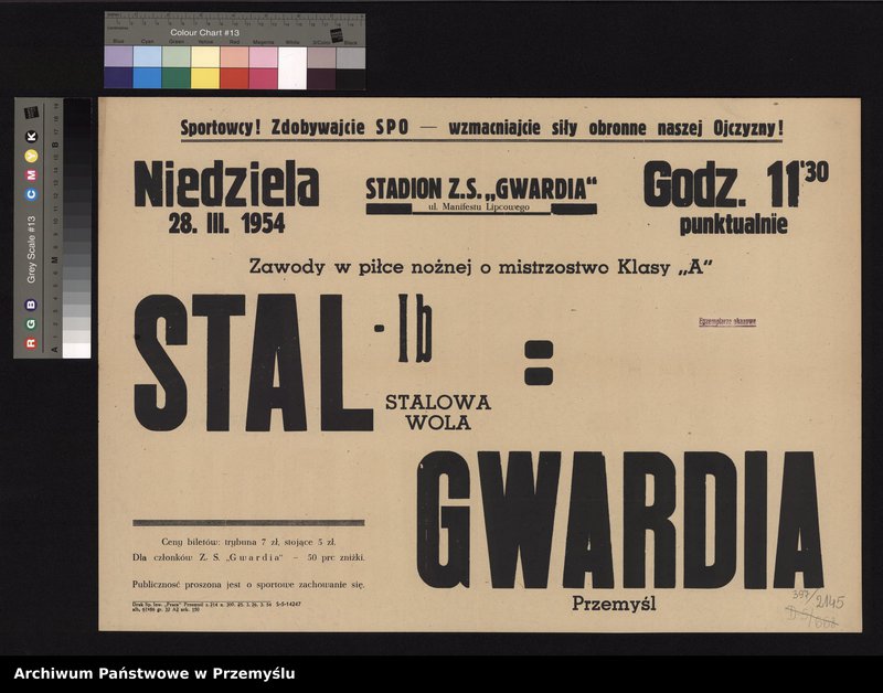 image.from.collection.number "W Światowy Dzień Futbolu - afisze z przemyskiego zasobu111"