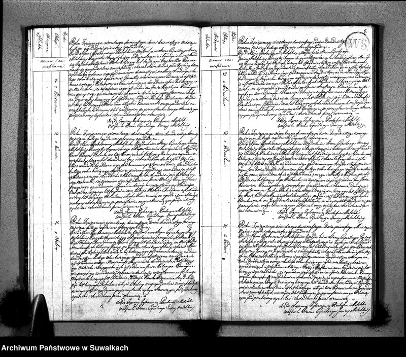 image.from.unit.number "Księgo Aktów Urodzenia Urzędnika Stanu Cywilnego Gminy Metelskiey Powiatu Seyneńskiego Departamentu Łomżyńskiego od 1- go Stycznia Tysiąc Osimset dwónastego Roku"