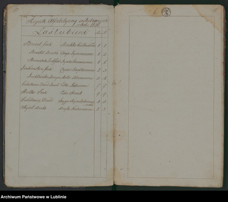 image.from.unit.number "Księga małżeństw"