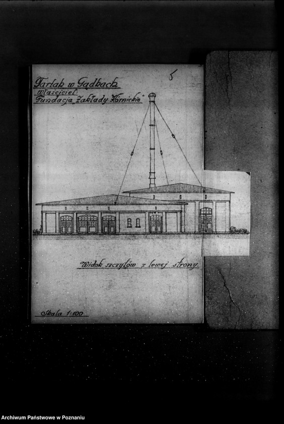 Obraz 9 z jednostki "Projekt na budowę tartaku w Gądkach /wł. Zakłady Kórnickie/"