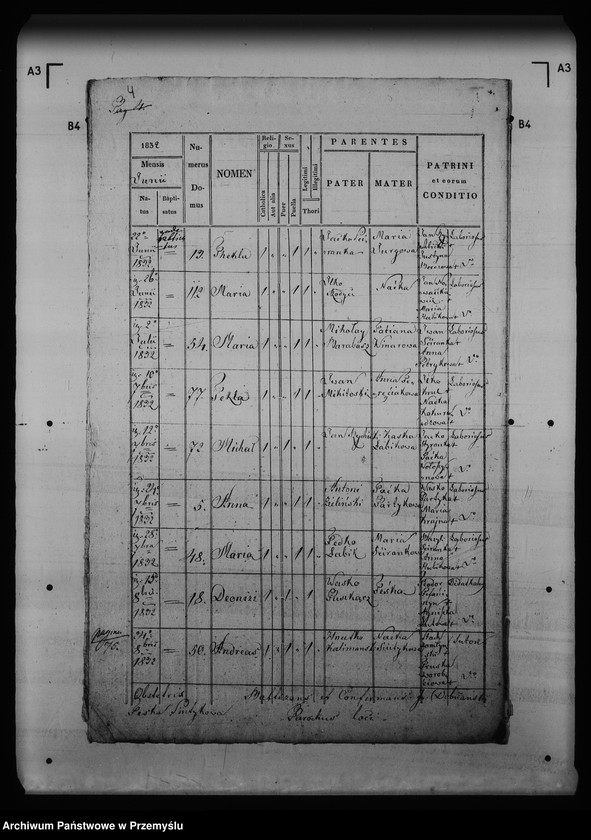 image.from.unit.number "[Kopie ksiąg metrykalnych parafii Bolanowice z filiami Tamanowice, Złotkowice (dekanat Mościska)]"