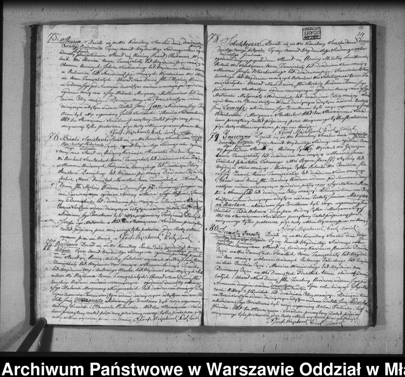 image.from.unit.number "Akta urodzeń, małżeństw i zgonów"
