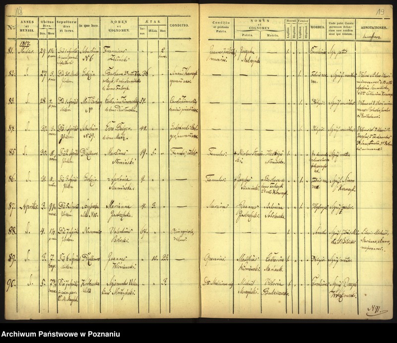 Obraz 12 z jednostki "Księga zgonów"