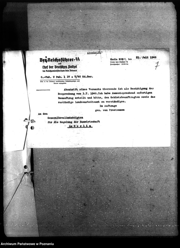 Obraz 11 z jednostki "Unterbringung der Motorisierten Gendarmerie Bereitschaft - Pabianice"