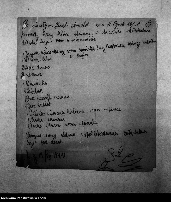 Obraz 9 z jednostki "[Korespondencja z Referatem Opiekuńczym, głównie w sprawach spadków po zmarłych]"