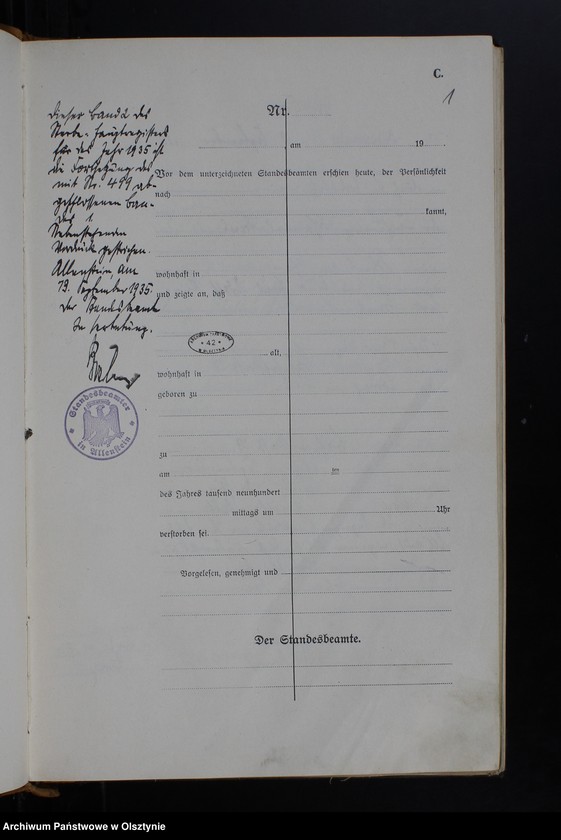 image.from.unit.number "Sterbe-Haupt-Register Nr 500-674"