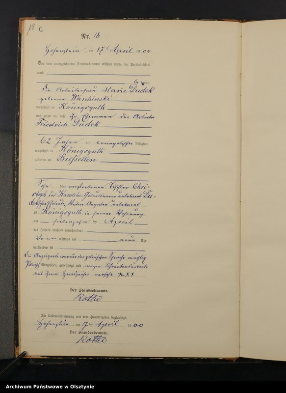 image.from.unit.number "Sterbe-Neben-Register Nr 1 - 58"