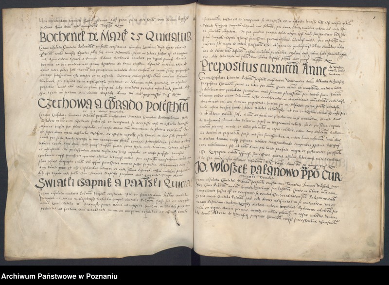 Obraz 10 z jednostki "Liber obligacionum, decretorum, quietationum, contractuum, bona immobilia, summas pecuniaris ac res ad diuturnitatem pertinentes continens coram spectabili consulatu Posnaniensi ...signo B."