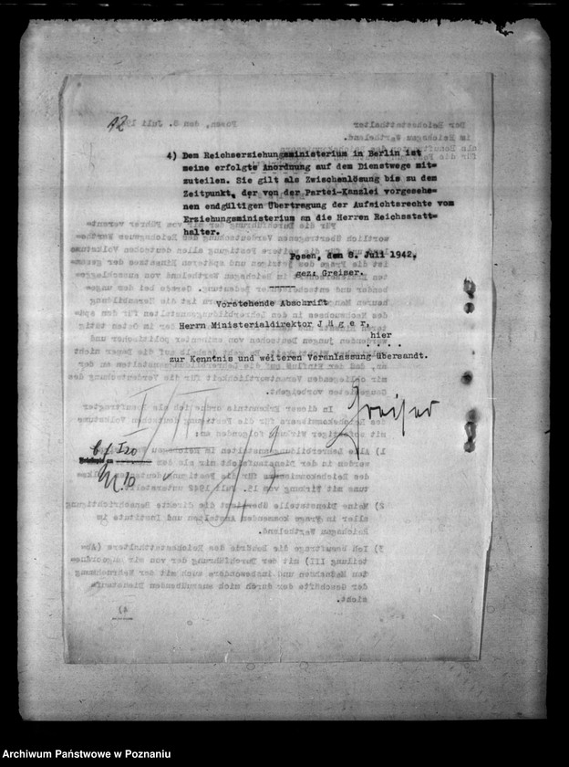 Obraz 16 z jednostki "Organisationsangelegenheiten. Landjahrverwaltung. Schulaufsicht über Volks- und Haupt- Schulen. Tätigkeitsbericht der Berufs- und Fachschulen"