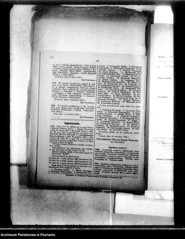 Obraz 20 z jednostki "Die Bildung der Entwaesserungsgenossenschaft Dembicz Kreis Schroda"