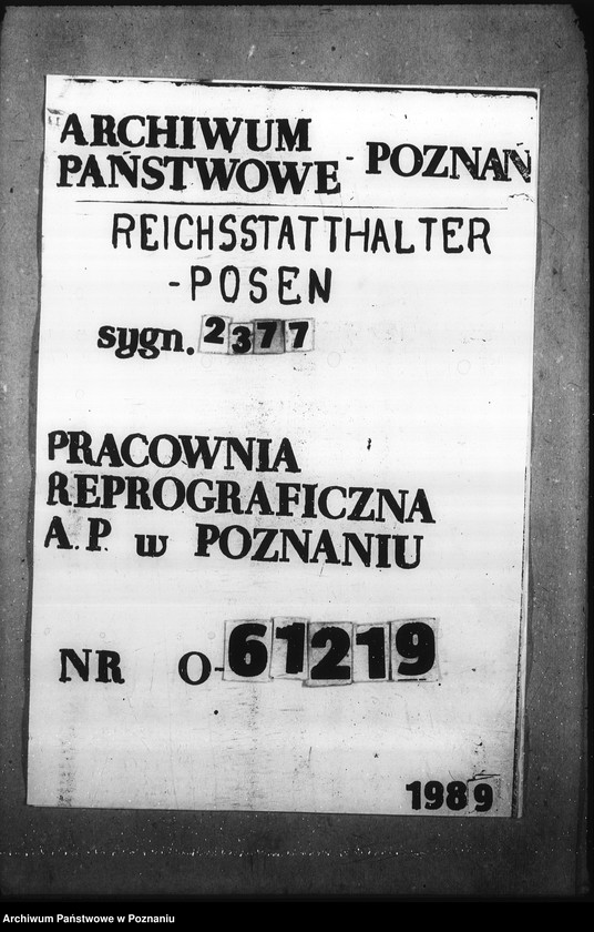 Obraz 1 z jednostki "Monatliche übersichten über die Schulverhältnisse- Regierungsbezirk Hohensalza (Inowrocław)"