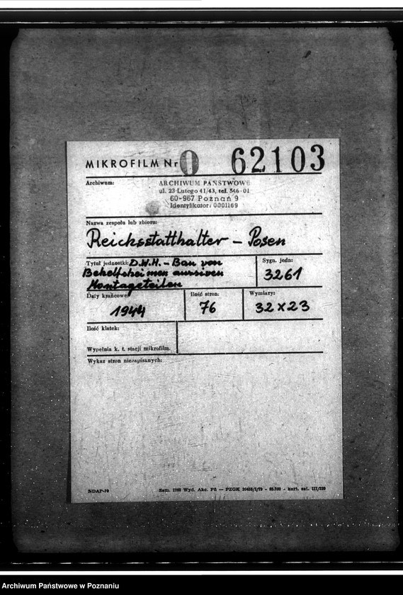 Obraz 2 z jednostki "DWH - Bau von Behelfsheimen aus Massiven Montagteilen"