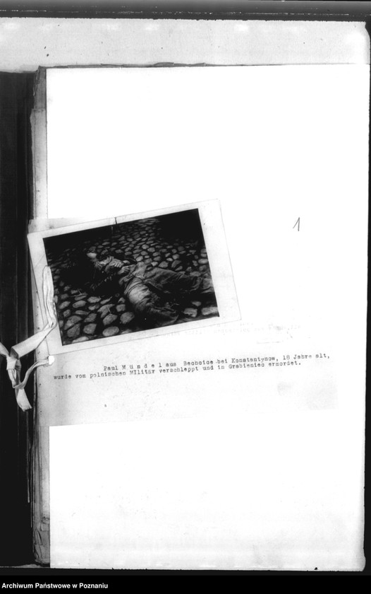 Obraz 5 z jednostki "Zweigstelle Litsmannstadt (Łódź). Berichte der Blutopfer"