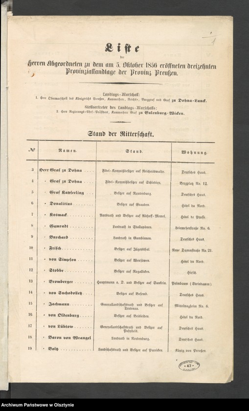 image.from.unit.number "Acta des 13ten Provinzial-Landtages der Stände des Königreichs Preusen. Die Plenar-Sitzungs-Protokolle."